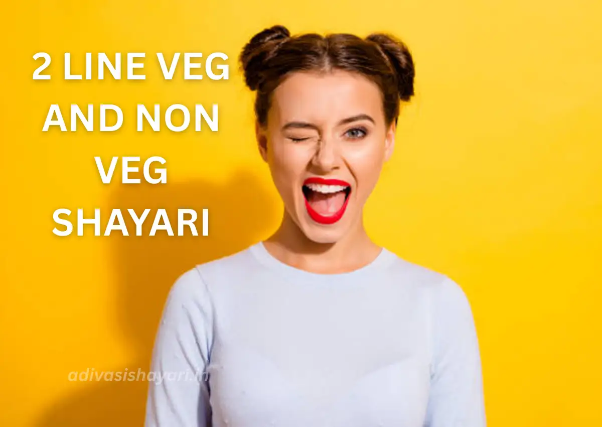 2 line veg and non veg shayari​