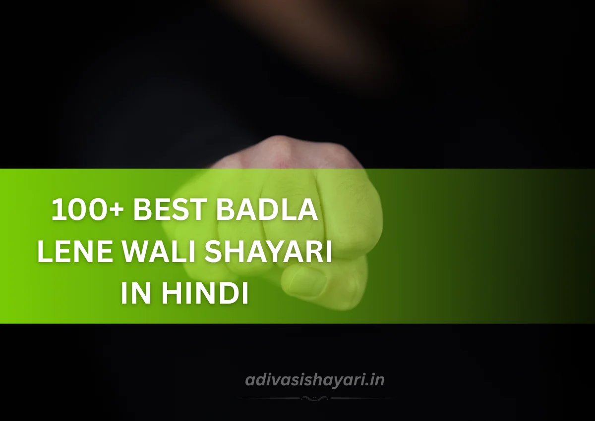 Best Badla Lene Wali Shayari in Hindi