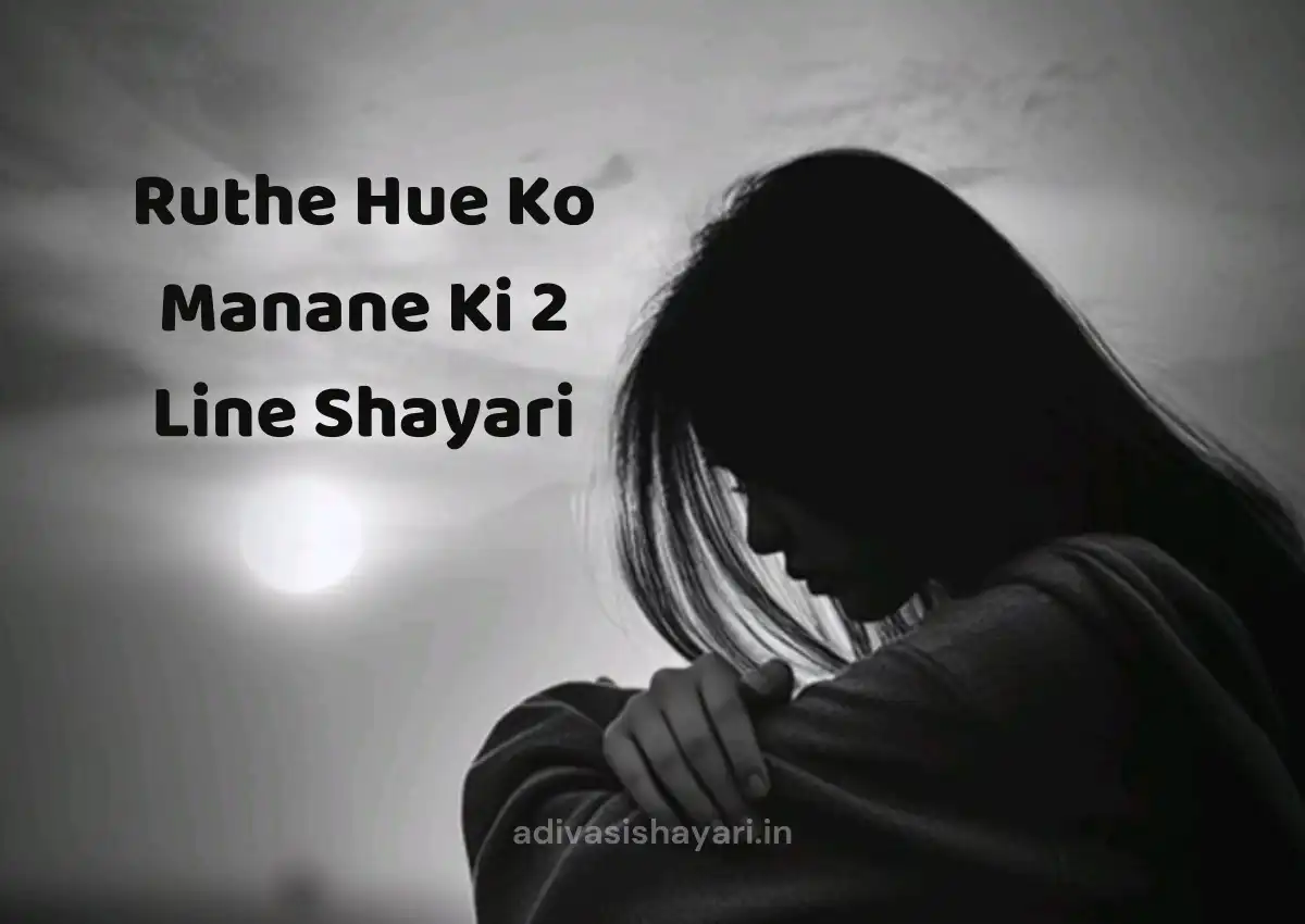 Ruthe Hue Ko Manane Ki 2 Line Shayari